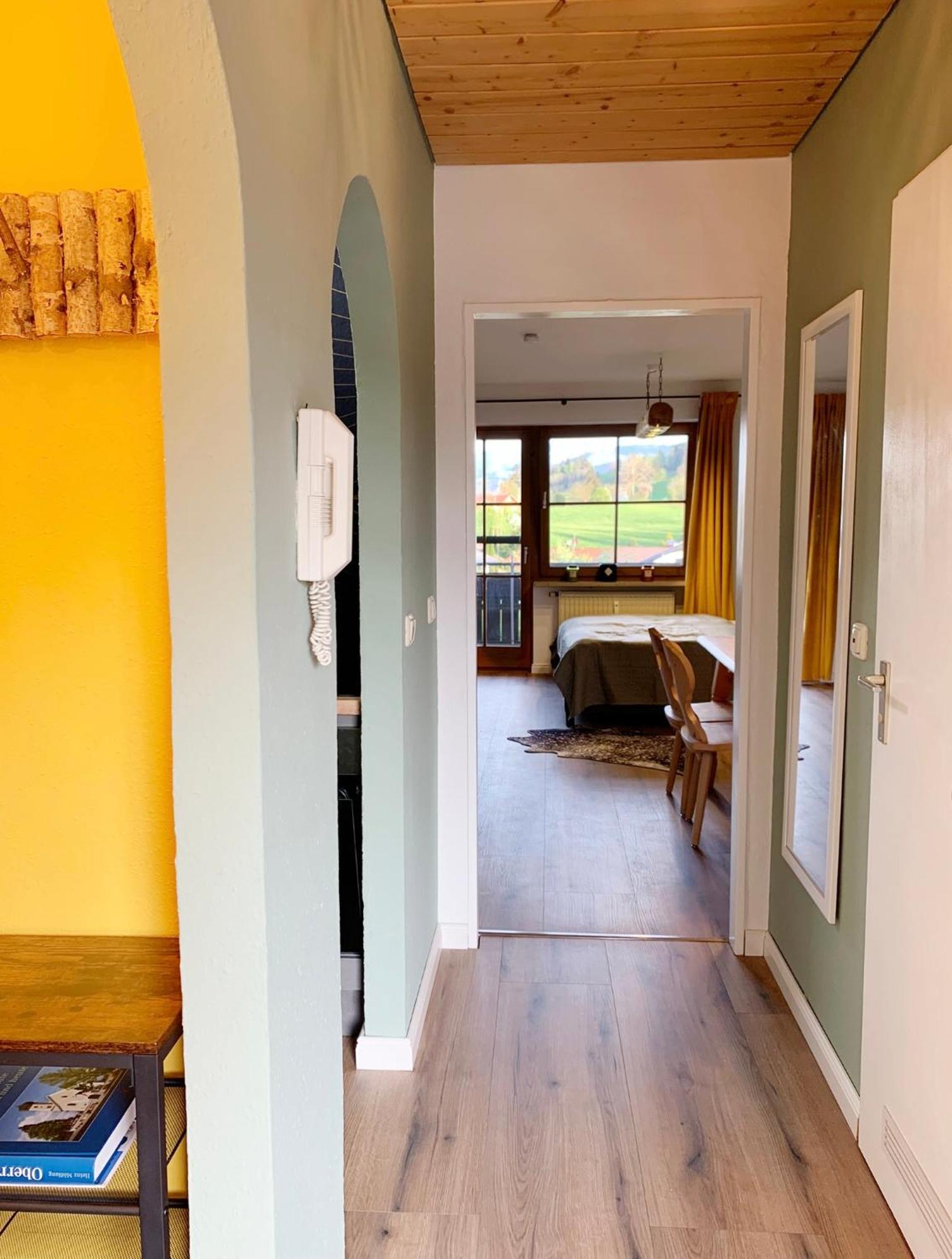 Lindners Hideaways - Bergnest Lodge - Bergblick Fewo 6 Pers Balkon Garten Hund Ski Unterkunft Luftkurort Oberreute Naehe Buchenegger Wasserfaelle Eistobel Bodensee Εξωτερικό φωτογραφία