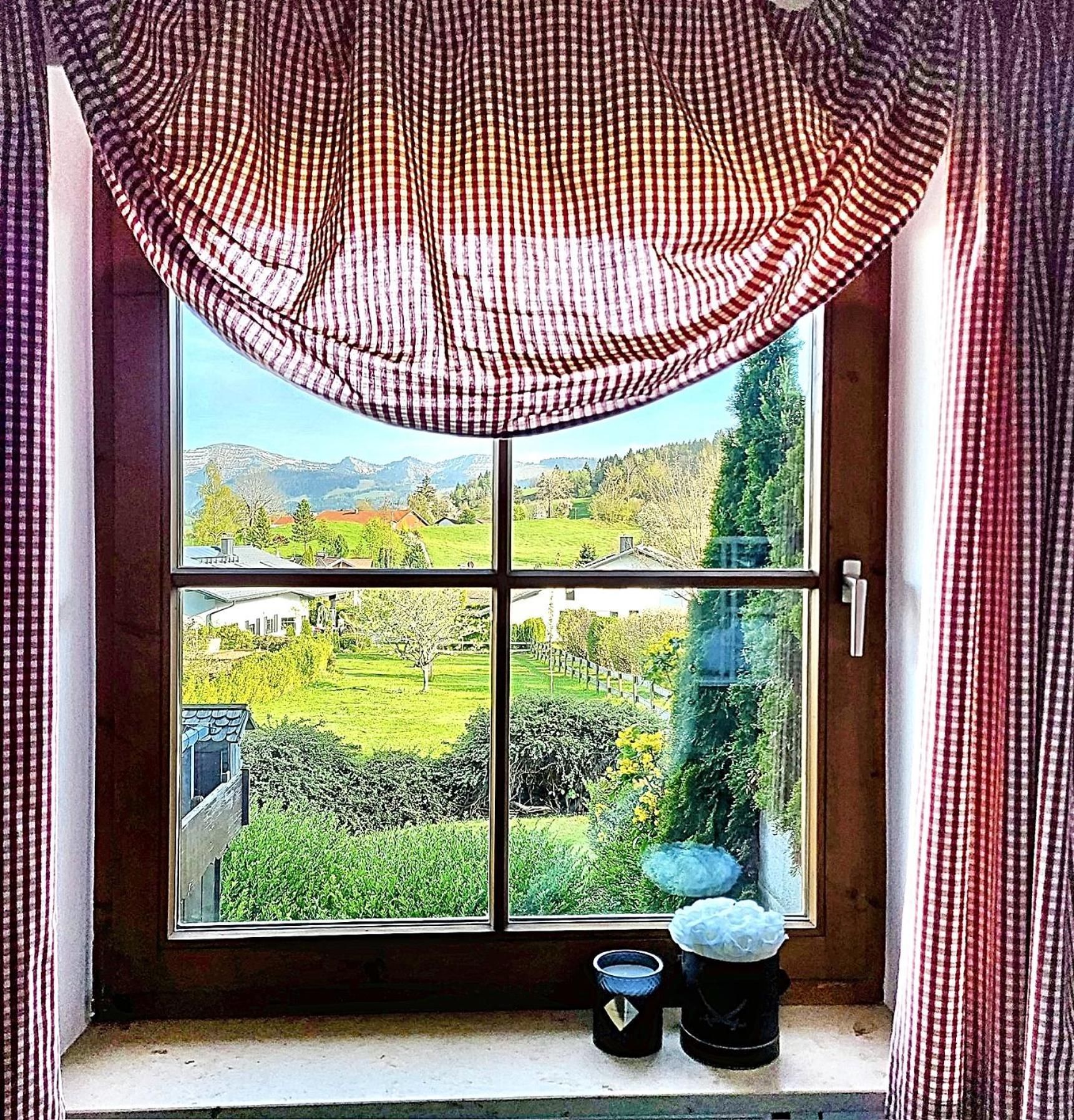 Lindners Hideaways - Bergnest Lodge - Bergblick Fewo 6 Pers Balkon Garten Hund Ski Unterkunft Luftkurort Oberreute Naehe Buchenegger Wasserfaelle Eistobel Bodensee Εξωτερικό φωτογραφία