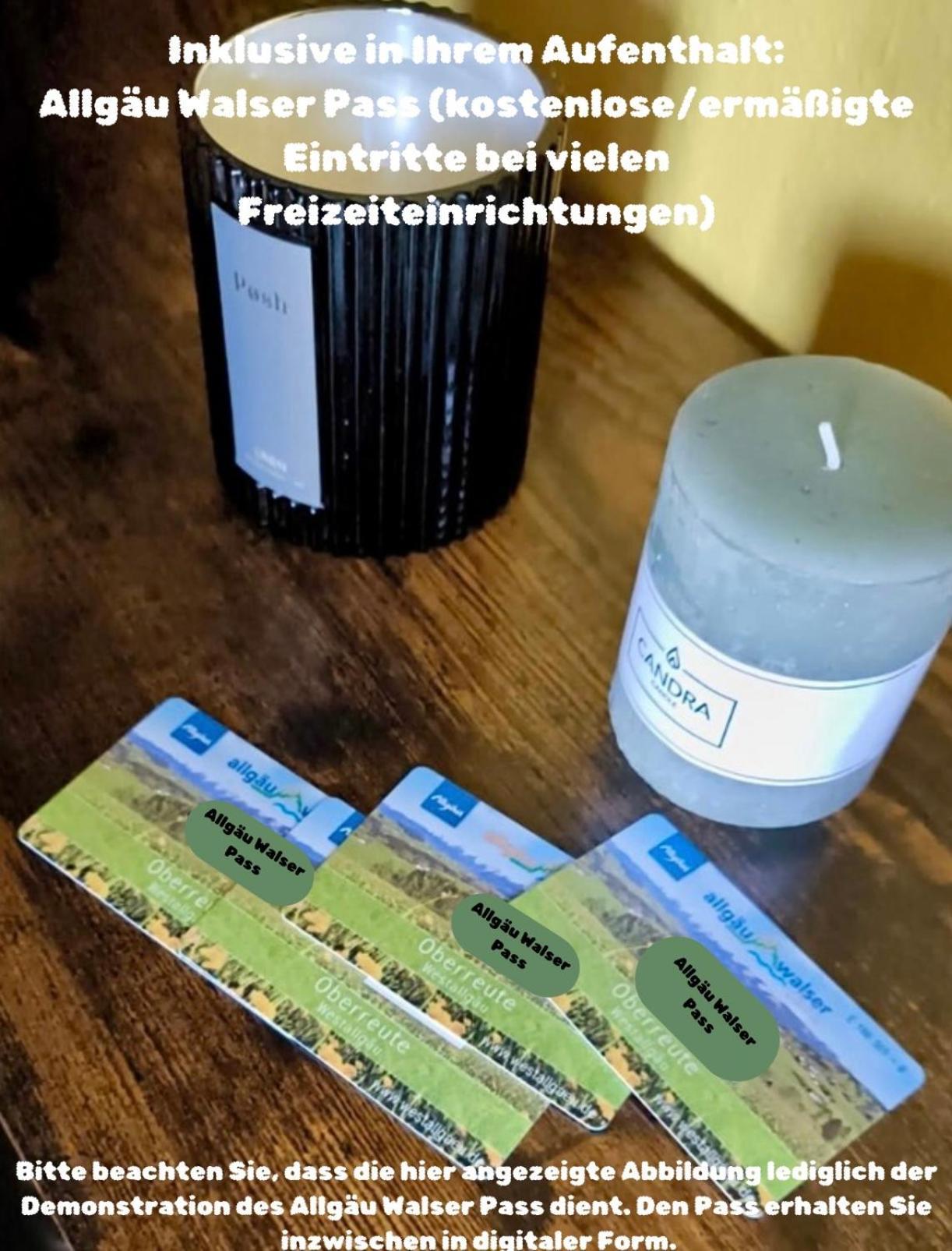 Lindners Hideaways - Bergnest Lodge - Bergblick Fewo 6 Pers Balkon Garten Hund Ski Unterkunft Luftkurort Oberreute Naehe Buchenegger Wasserfaelle Eistobel Bodensee Εξωτερικό φωτογραφία